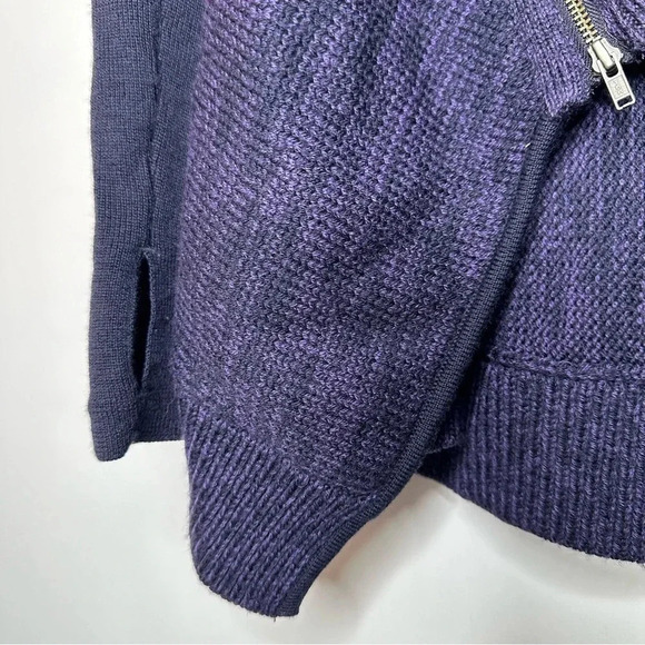 Lululemon Wrap It Up Merino Wool Sweater in Black Grape/Going Grape - Picture 5 of 15